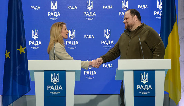 Украину признаем кандидатом на вступление в ЕС официально и быстро, - Президент Европарламента Метсола. ФОТО