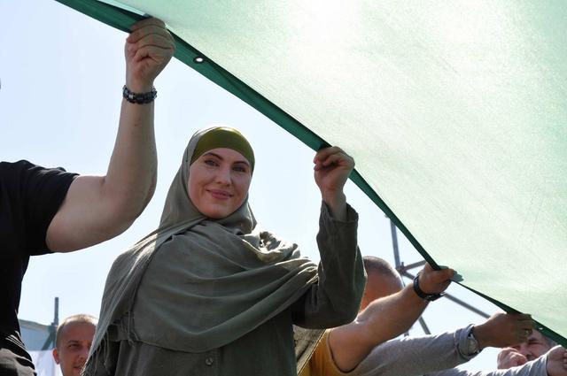 Ukrainian soldiers celebrated Day of Ichkeria victory over Russian occupants in Grozny 07
