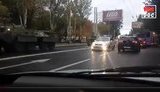 APC shown in Russian fake news on "SBU disarming Right Sector’s base" pops up in occupied Donetsk. PHOTOS