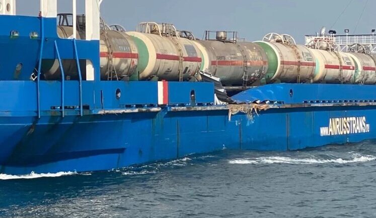 Російське судно зі скрапленим газом протаранили в Чорному морі поблизу Болгарії