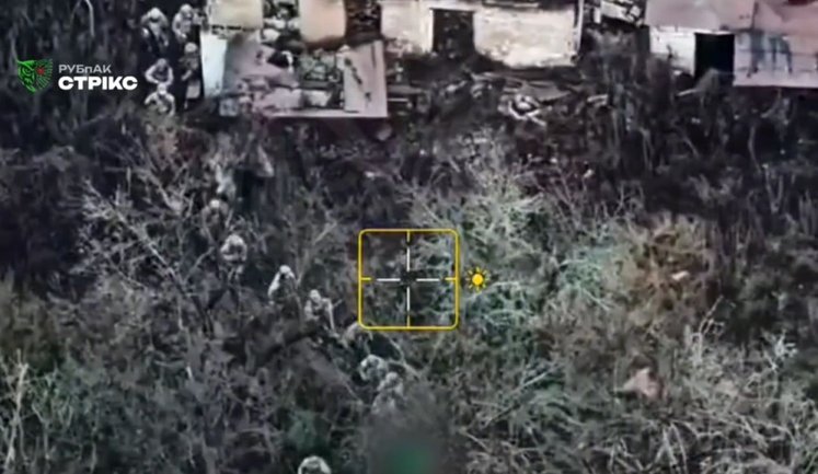 Подразделения "Стрикс" и "STAR" разнесли ударными дронами колонну российской пехоты в Харьковской области. ВИДЕО