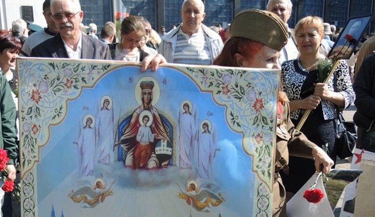 Акція "Безсмертний полк" у Києві: "ікона Сталіна", камера сепаратистів, Шуфрич і Новинський. ФОТОрепортаж (оновлюється). ФОТО
