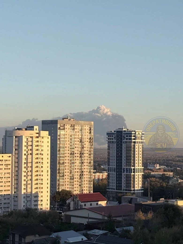 A major fire broke out at the Samara oil terminal in the Russian Federation