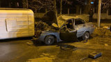 Мужчина погиб в результате столкновения Mercedes и ВАЗ в Харькове, - полиция. ФОТО