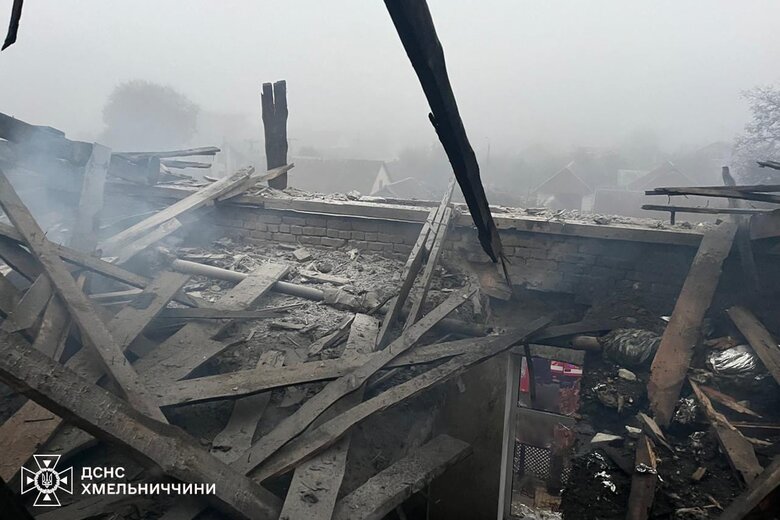 Наслідки атаки "Шахедів" на Хмельниччину 24 жовтня