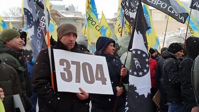 Доступный автомобиль каждому украинцу: владельцы евроблях пикетируют Раду 04