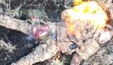 occupier caught fire after drop from drone