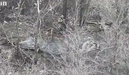 Двое бойцов 1-го штурмового полка взяли в плен 8 оккупантов