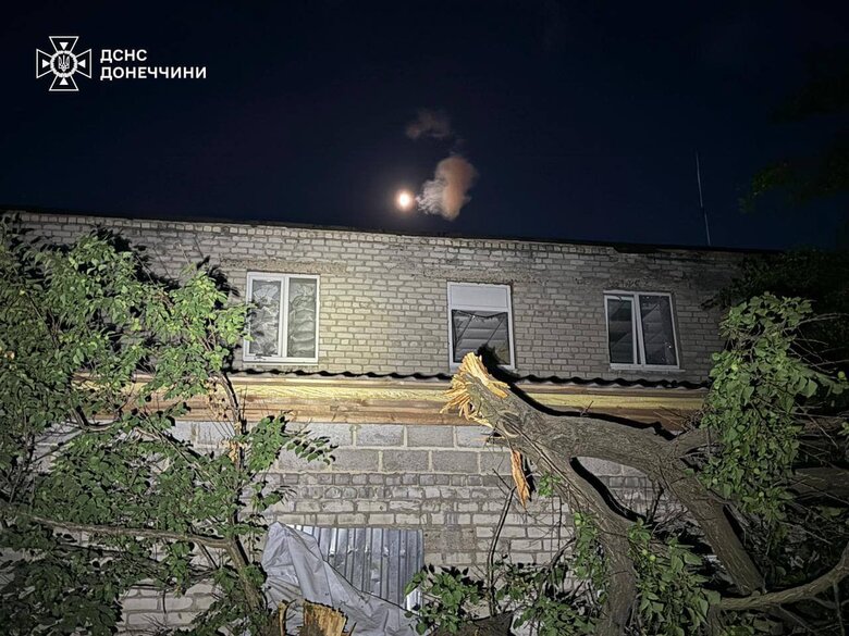 Удар по пожежній частині в Селидовому