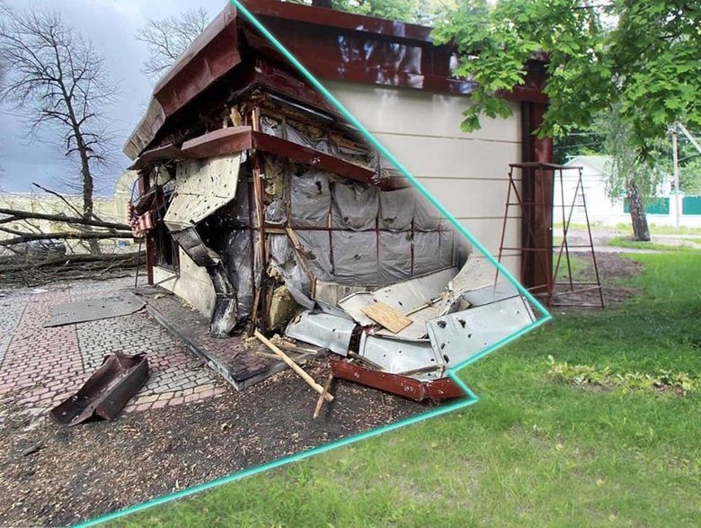 Trostyanets before and after arrival of Russian world: the mayor showed consequences of occupants` invasion 02