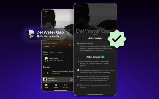 Захист від ШІ: Spotify запроваджує значок, який підтверджує справжність артистів