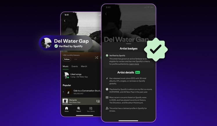 Захист від ШІ: Spotify запроваджує значок, який підтверджує справжність артистів