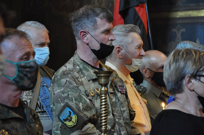 С умершим ветераном ОУН-УПА и дивизии Галичина Орестом Васкулом простились в Киеве 30