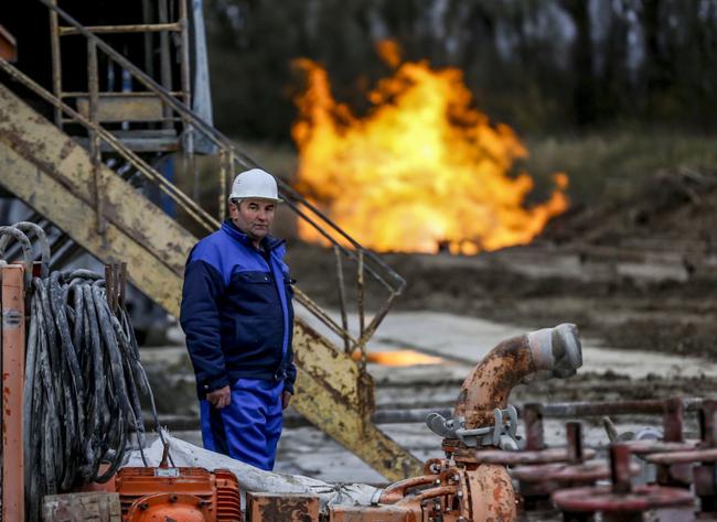 газ