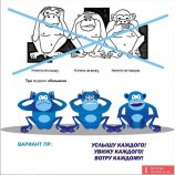 Три мудрые обезьянки от Регионов
