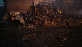 Горит Национальная киностудия художественных фильмов имени Александра Довженко после обстрела РФ