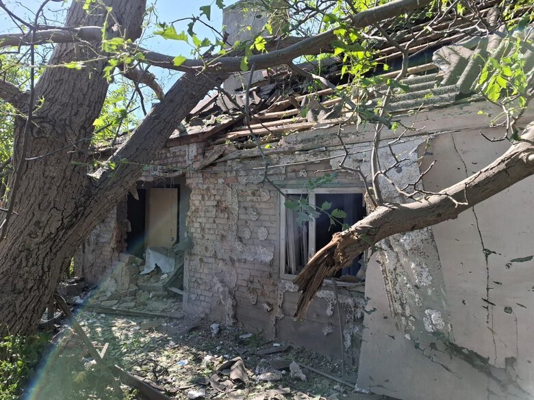 Наслідки обстрілів Дніпропетровщини 17 травня