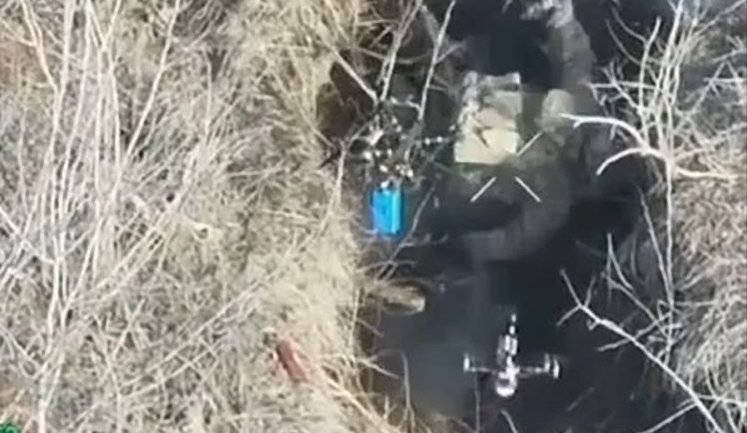 Оккупант подорвался на собственной гранате на Запорожском направлении. ВИДЕО