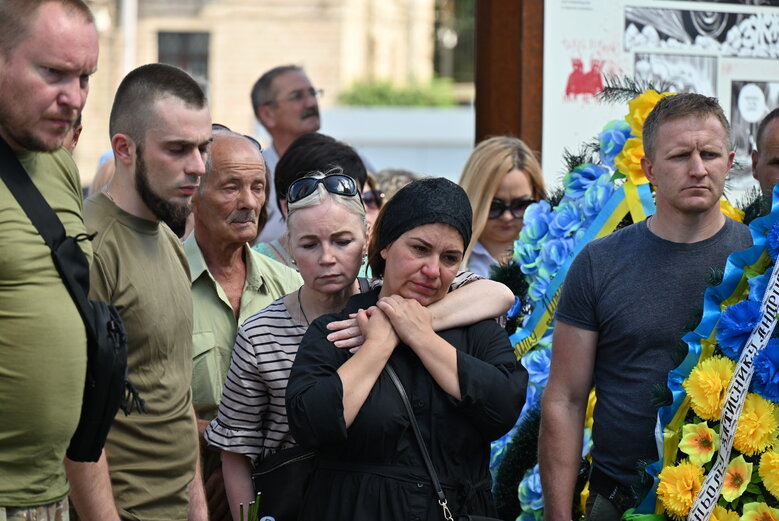 С погибшим воином Андреем Веремиенко простились в Киеве 07