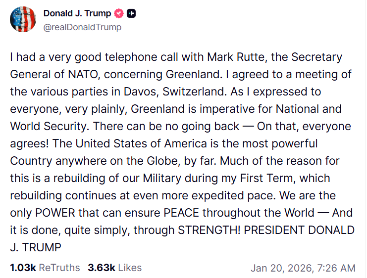 Трамп сделал новые заявления о Гренландии: что известно?