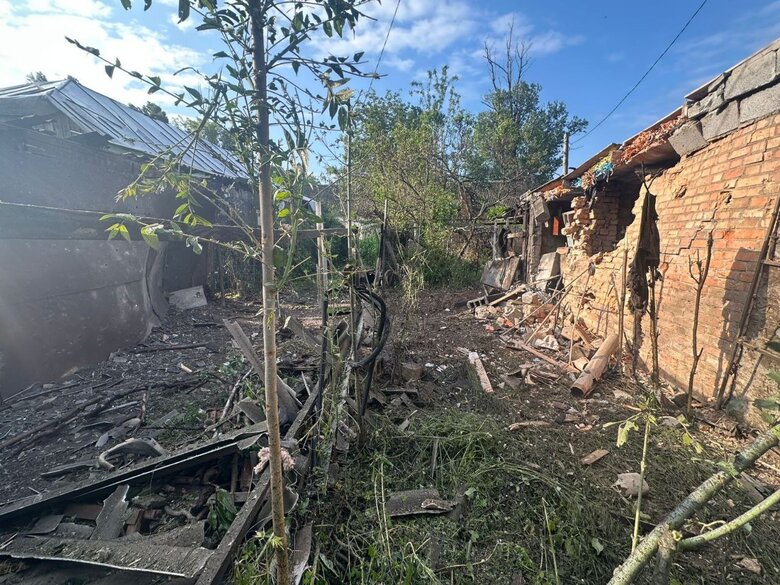 Shelling of the Nikopol region on 21 May