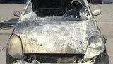 Машина известной украинской спортсменки сгорела перед важной гонкой. ФОТОрепортаж
