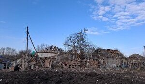 In morning, Russians attacked Slatyne in Kharkiv region with GAB, man was wounded. PHOTOS
