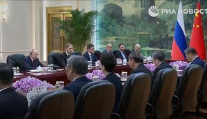 Путін і Сі Цзіньпін розпочали переговори в Пекіні. ФОТО
