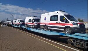 NATO donates 65 ambulances to Armed Forces of Ukraine. PHOTO