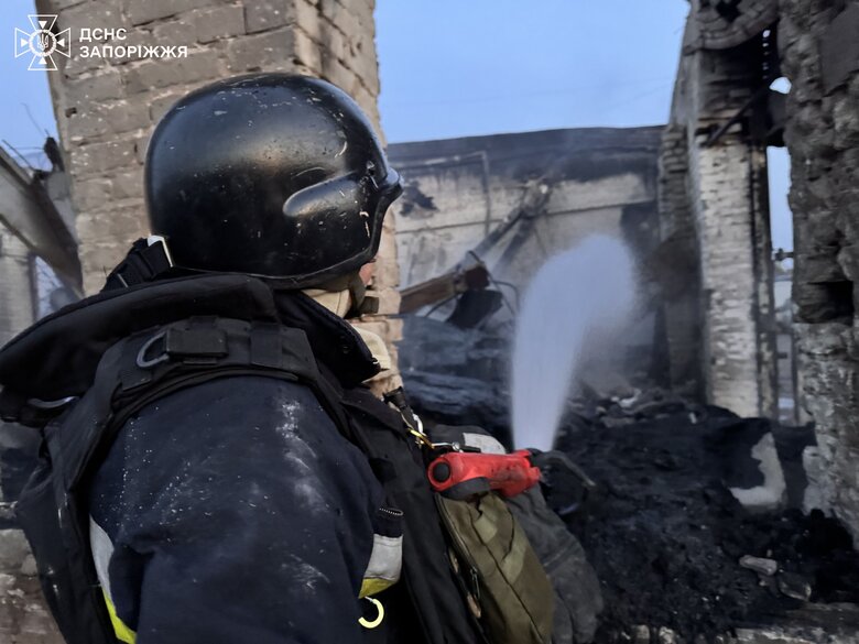 Запоріжжя після обстрілу