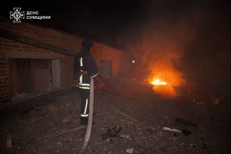Sumy attacked by drone