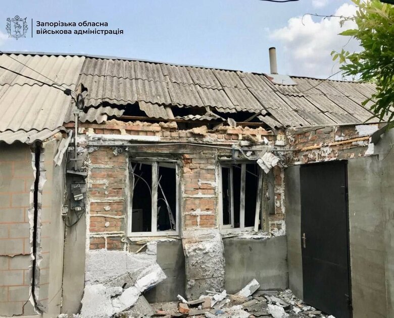 Запоріжжя після обстрілу