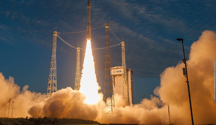 Ракета Vega с украинским двигателем успешно вывела на орбиту европейский спутник. ВИДЕО