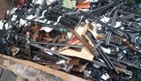 На заводе в Днепре сожгли 1,5 тонны оружия. В основном это вещдоки. ВИДЕО