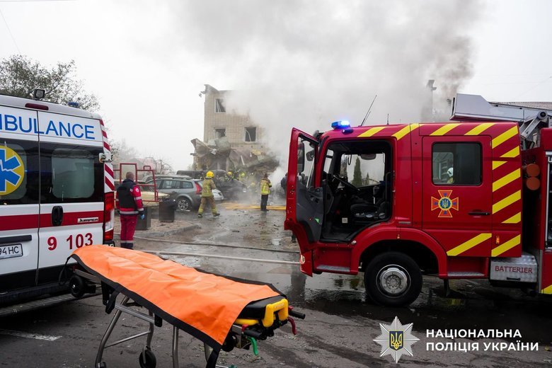 Russian attack on Rivne on 14 October – eight wounded, four hospitalised