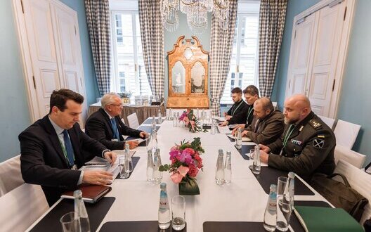 Umierov and Rheinmetall CEO