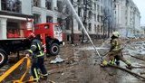 ДСНС про сьогоднішній обстріл Харкова: Горить будівля облуправління внутрішніх справ та житлові будинки, є загроза розповсюдження вогню. ВІДЕО+ФОТОрепортаж