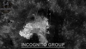 Батальон Incognito group обнаружил вражескую пехоту и направил для ее уничтожения ударные БПЛА. ВИДЕО