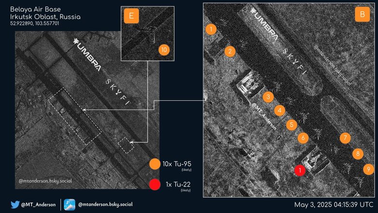 Russia is moving Tu-95 aircraft to Siberia - satellite images