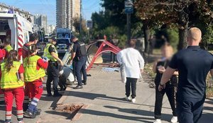 Fatal road accident at bus stop in the Solomianskyi district of Kyiv: driver collided with minibus at full speed. VIDEO&PHOTOS