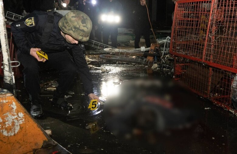 Consequences of missile attack on Nova Poshta terminal 05