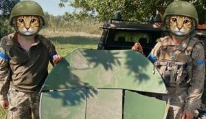 Бойцы 409-го ОСБт затрофеили на Курщине вражескую станцию ​​спутниковой связи Р-448. ФОТО