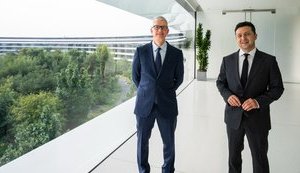 Зеленский и гендиректор Apple обсудили проект переписи населения