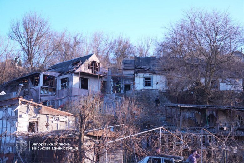 Ворожий удар по Запоріжжю 11 березня