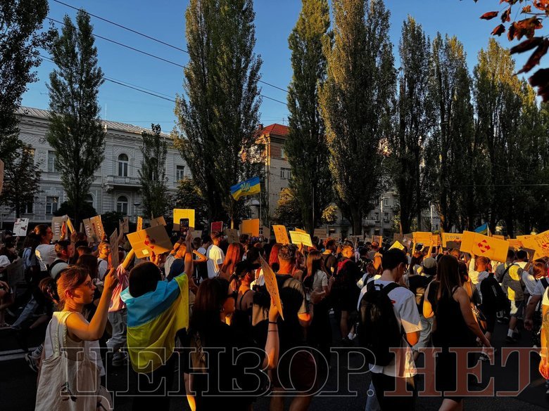 Протестна хода у Києві проти відставки Федорова