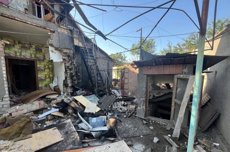 Consequences of the shelling of Nikopol
