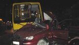 В Крыму ГАИшник за рулем &amp;quot;Ланоса&amp;quot; вылетел на встречку и погиб при столкновении с автобусом. ФОТОрепортаж.