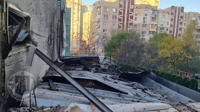 Наслідки нічної атаки в Соломʼянському районі столиці