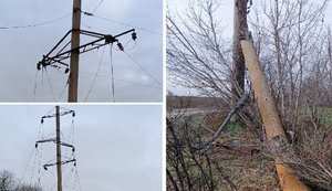 shelling of energy facilities in the Kherson region