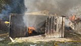 Внаслідок атаки росіян в Одесі загинула людина, пошкоджено гаражі та автомобілі
